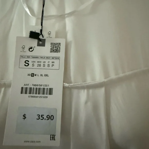 Zara satin effect blouse - Picture 3 of 6